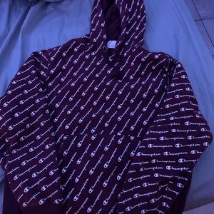 Champion maroon hoodie